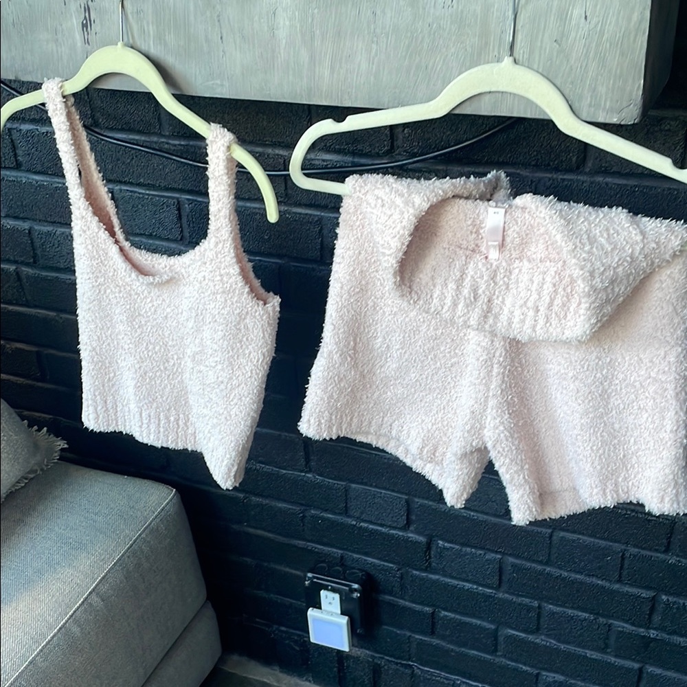 SKIMS Cozy Knit Set in Cream - Picture 3 of 3